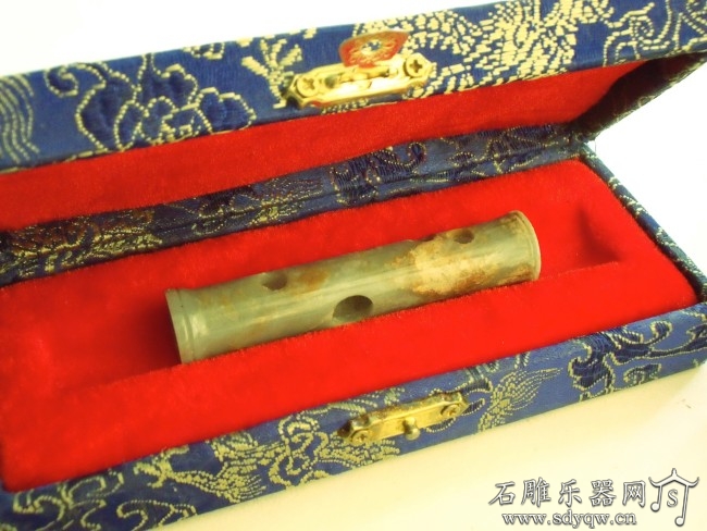 金缕翠玉石口笛